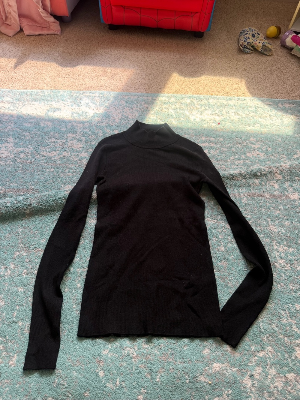 Black Cowl Neck Sweater - Women's Turtleneck